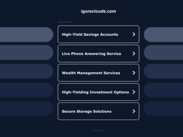 igorsclouds.com