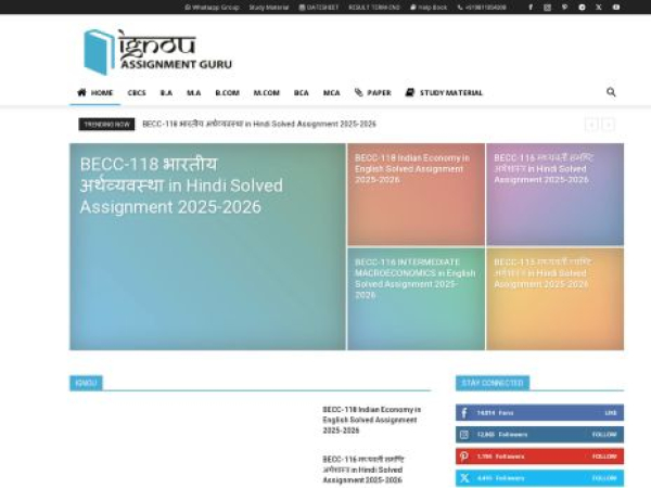 ignouassignmentguru.com